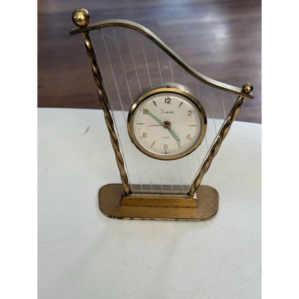 Vintage SHEFFIELD Alarm Clock West Germany, Not Working